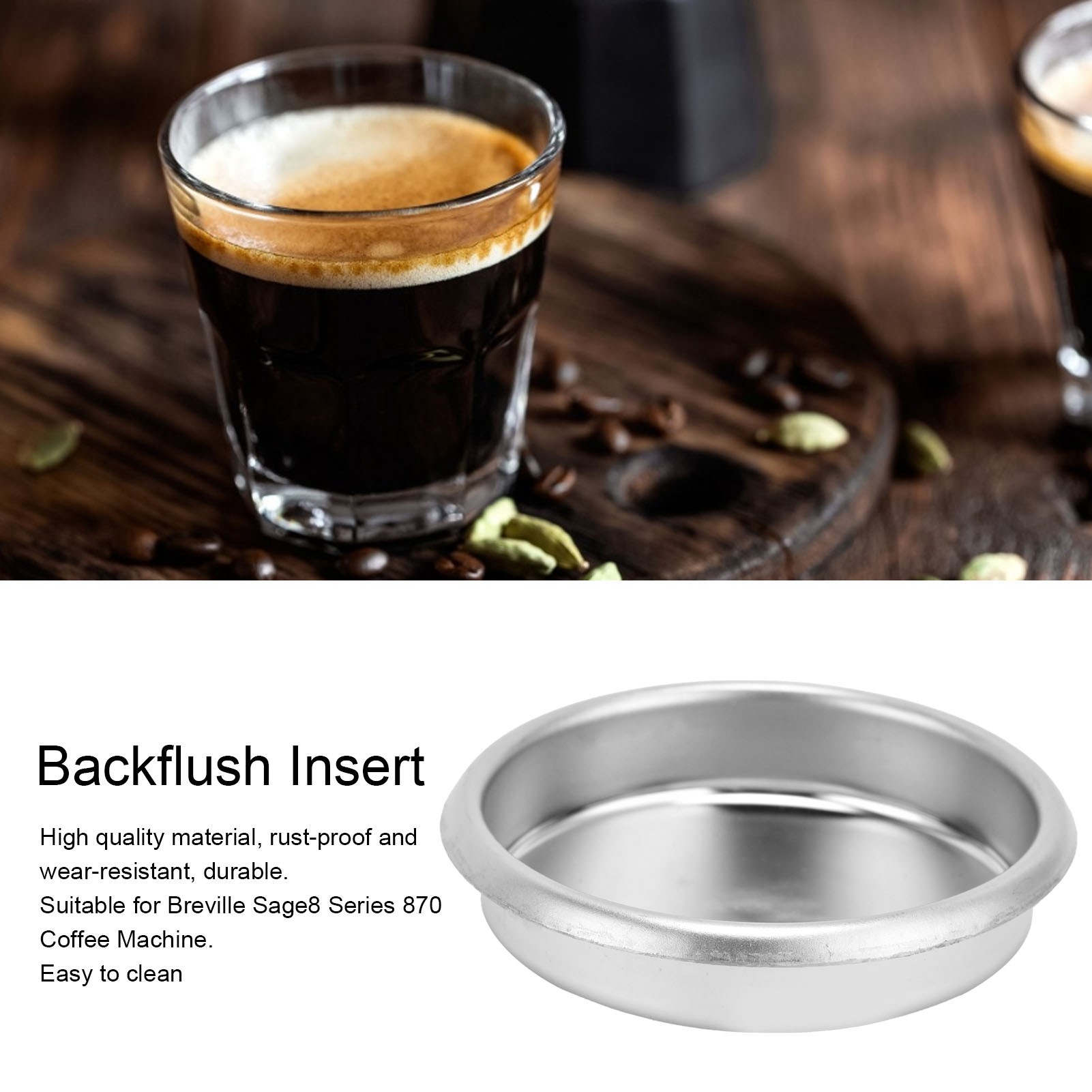 Breville Espresso Bes870 - 54mm Coffee Machine Stainless Steel Backflush