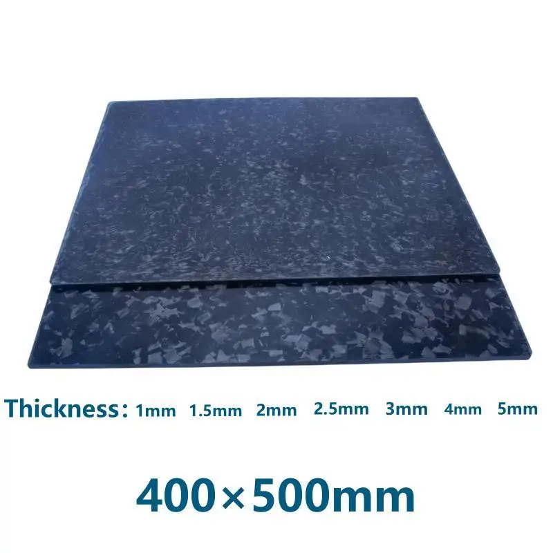 Crepe Pan Carbon - 400x500mm Marble Texture Surface Carbon Fiber