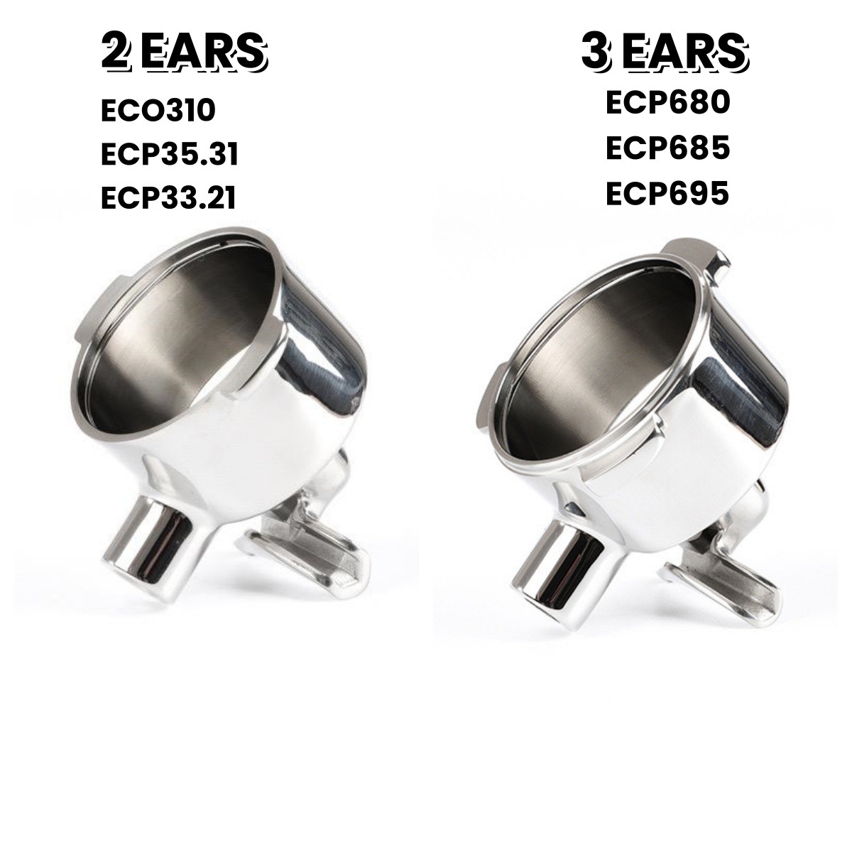 51mm Dual Spout Coffee Portafi - đánh giá và giá Delonghi Espresso Ecp3420