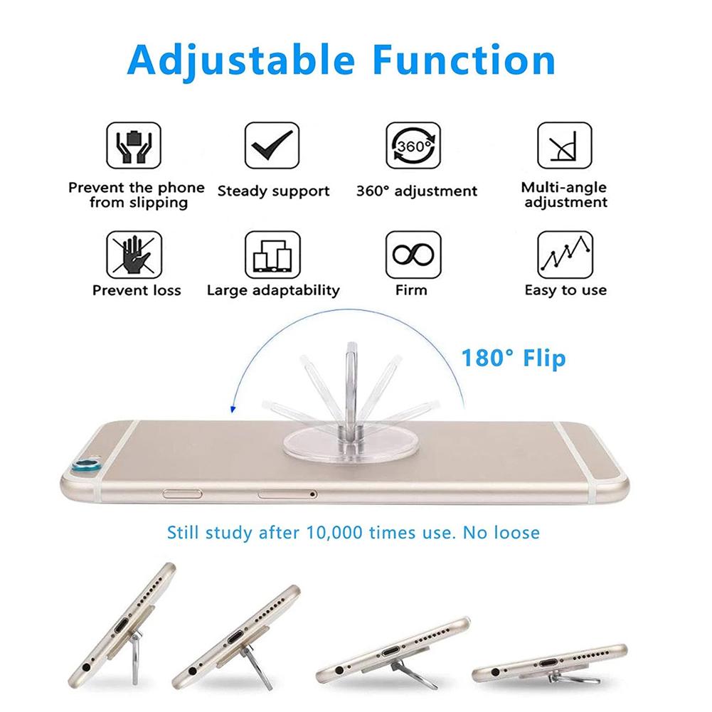 Transparent Cell Phone Ring Ho - đánh giá và giá Taco Stand Holder