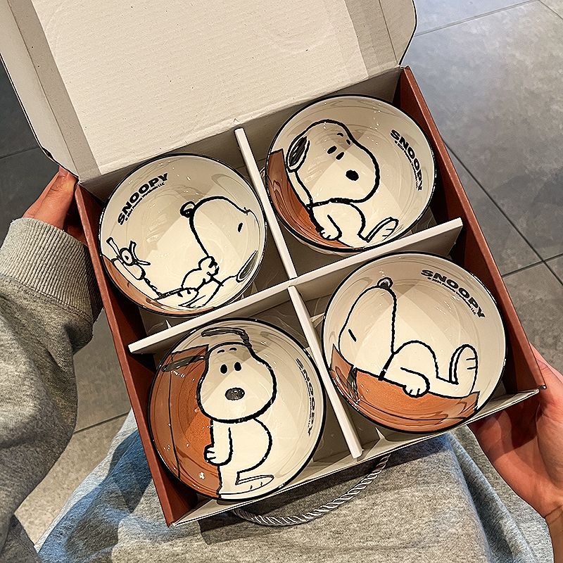 Snoopy Ceramic Bowl Set 2025 N - đánh giá và giá Dim Sum Basket