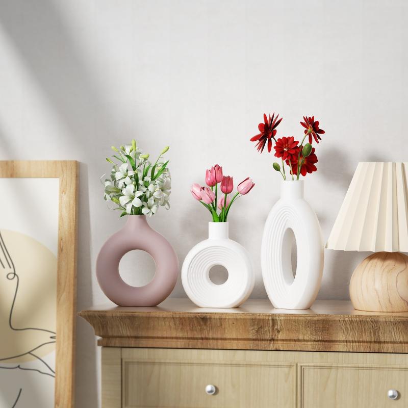Nordic Donut Shape Vase Silico - đánh giá và giá Donut Mold Silicone