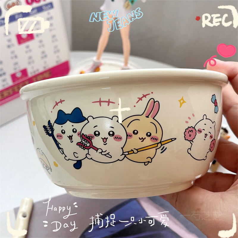 Chiikawa Cute Cartoon Ceramic  - đánh giá và giá Dim Sum Basket