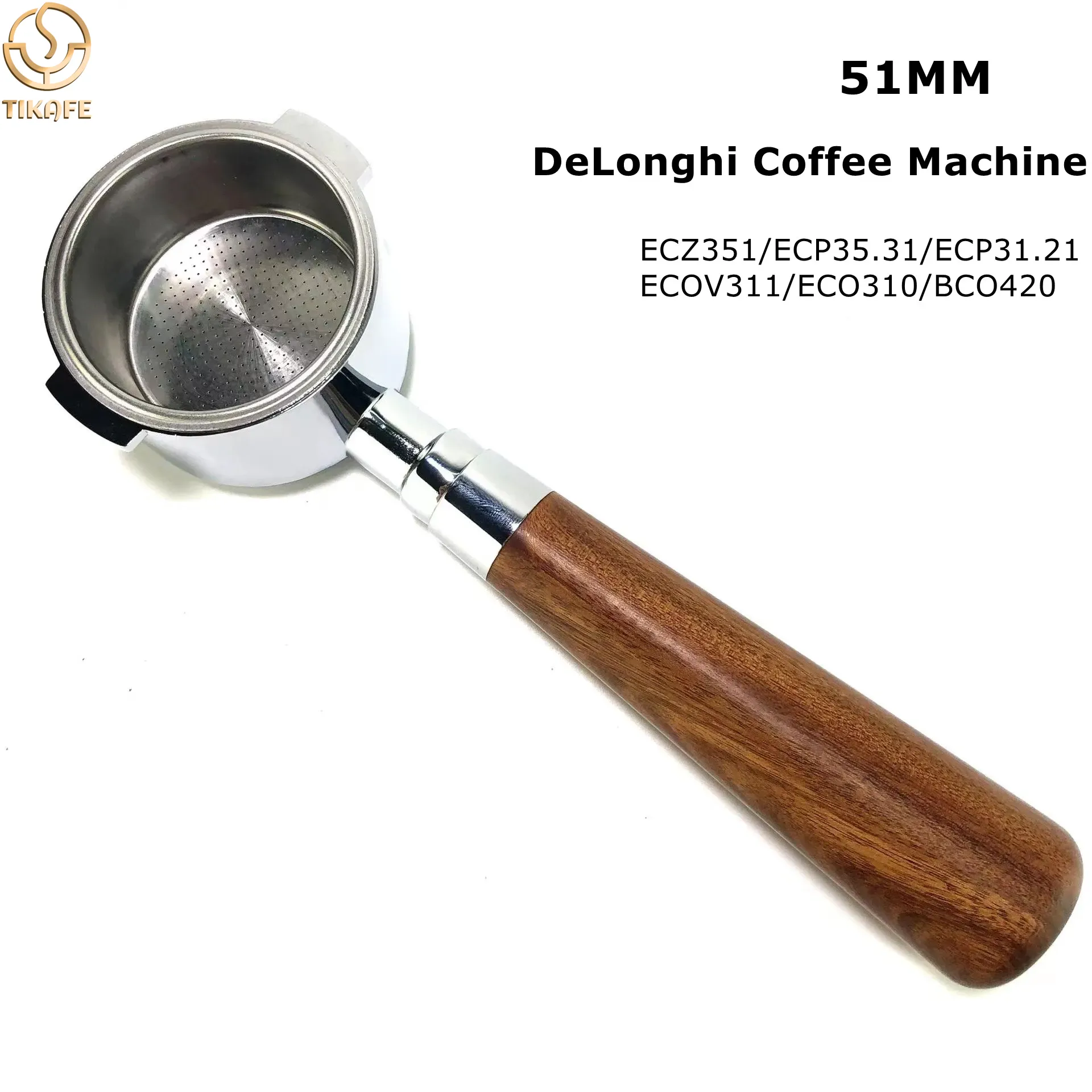 51mm Bottomless Portafilter Na - đánh giá và giá Delonghi Espresso Ecp3420