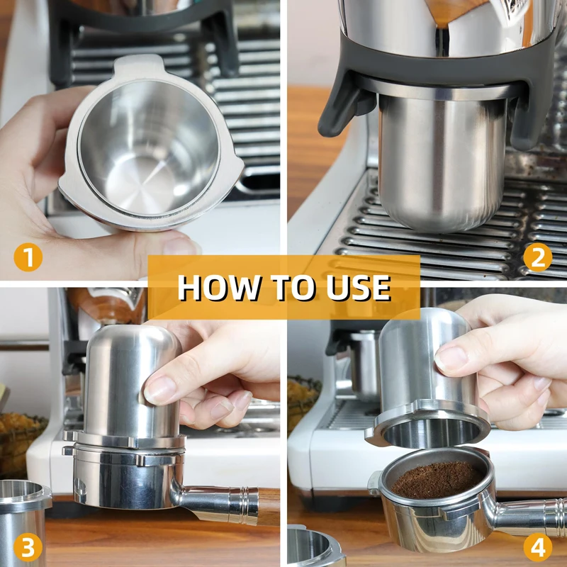 53.3mm Coffee Powder Feeder Co - đánh giá và giá Breville Espresso Barista Express