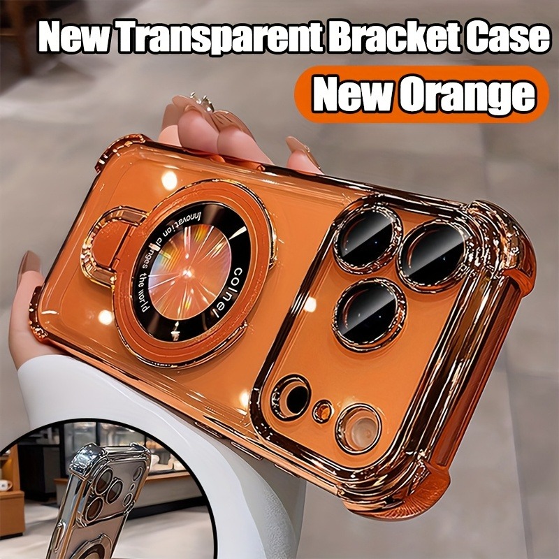 Luxury Clear  Plating Phone Ca - đánh giá và giá Taco Stand Holder
