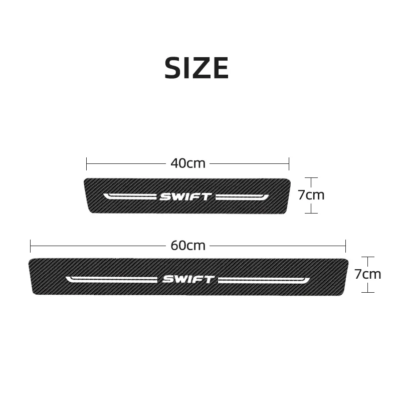 Car Front Rear Door Threshold  - đánh giá và giá Crepe Pan Carbon