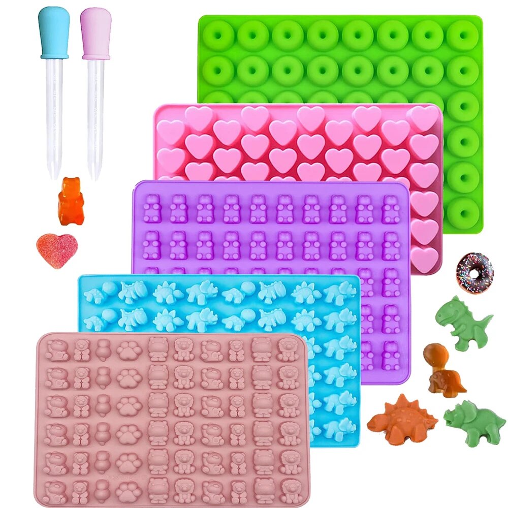 Gummy Bear Molds Silicone Mini - đánh giá và giá Donut Mold Silicone