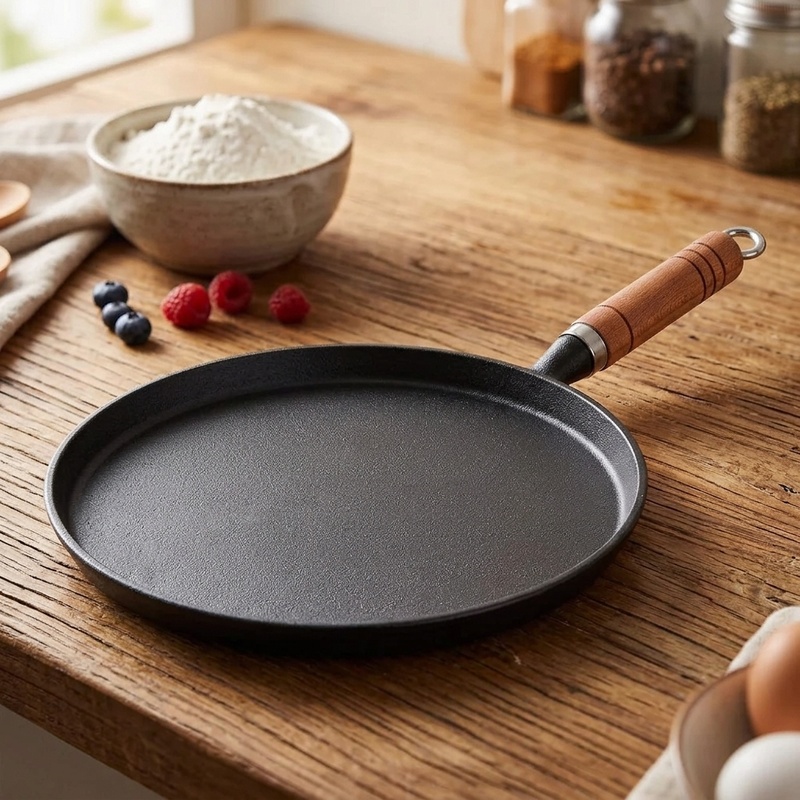 20/23/26cm Cast Iron Frying Pa - đánh giá và giá Cast Iron Corn