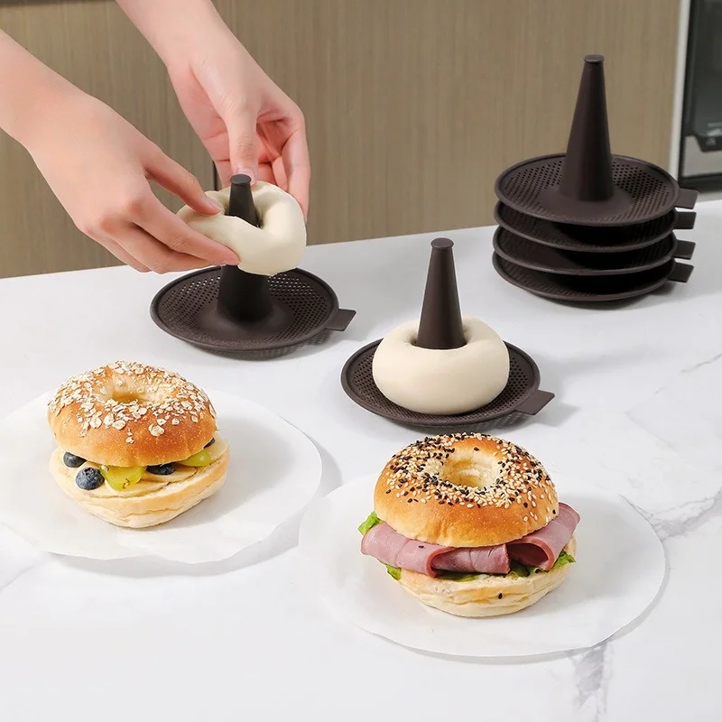 6Pcs Baking Mold Bread Donut P - đánh giá và giá Donut Mold Silicone