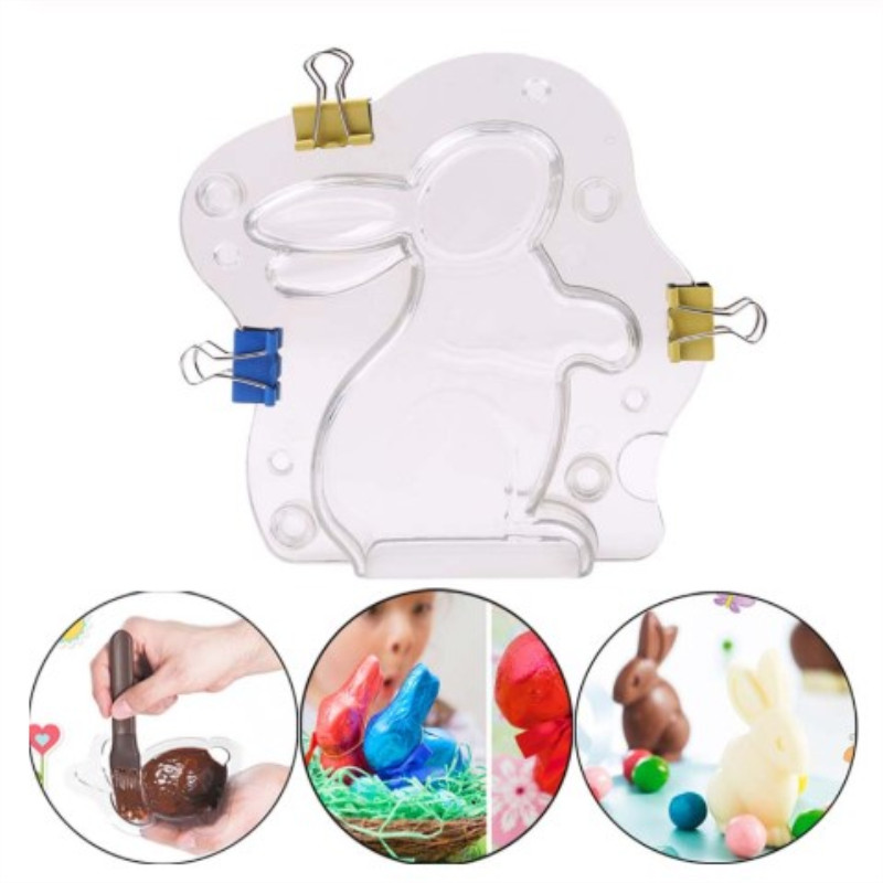 Mới 3D Thỏ Socola Hình Khuôn C - đánh giá và giá Bunny Cake Mold