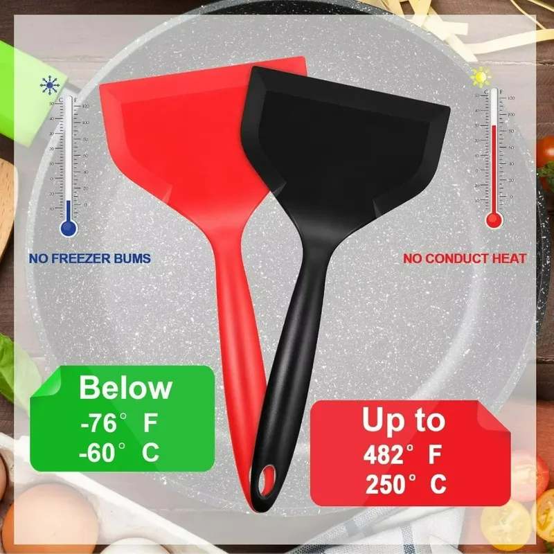 Non-stick Silicone Spatula, Wi - đánh giá và giá Okonomiyaki Spatula