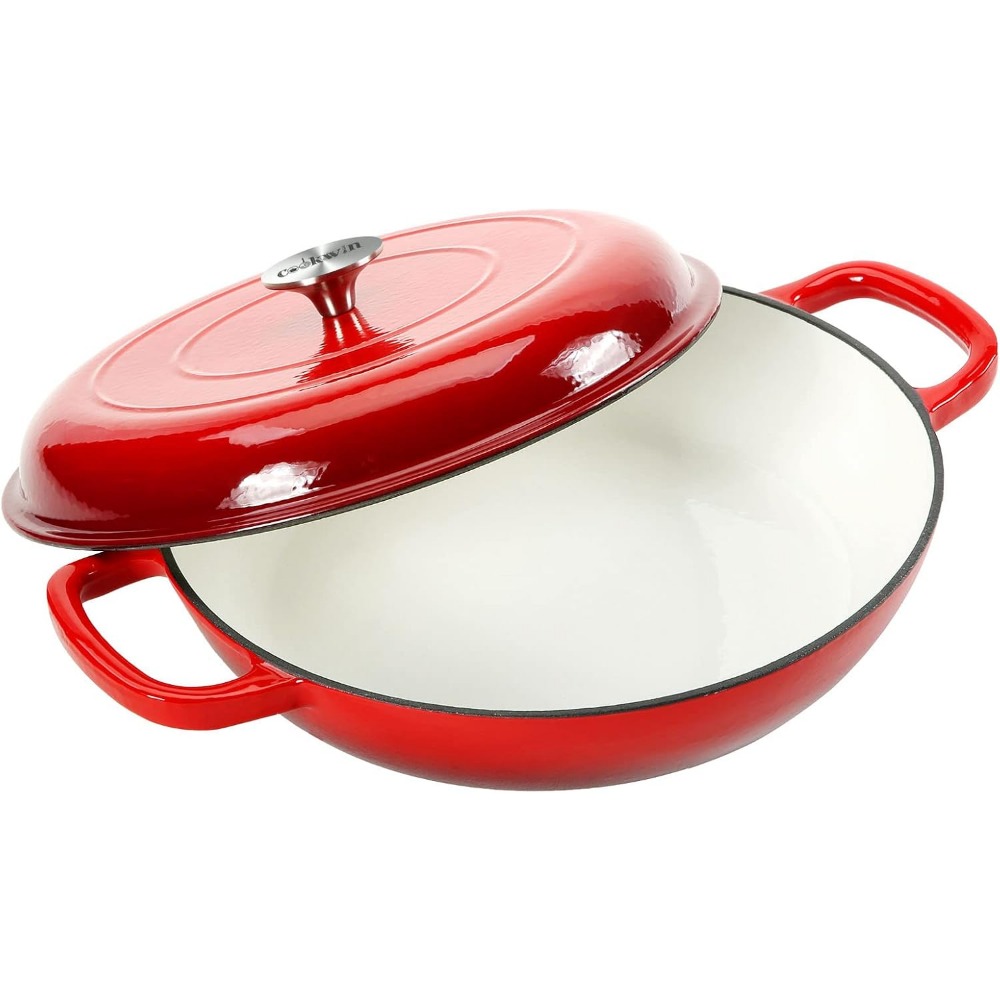 4.5L Dutch Oven Soup Pot Cast  - đánh giá và giá Cast Iron Corn