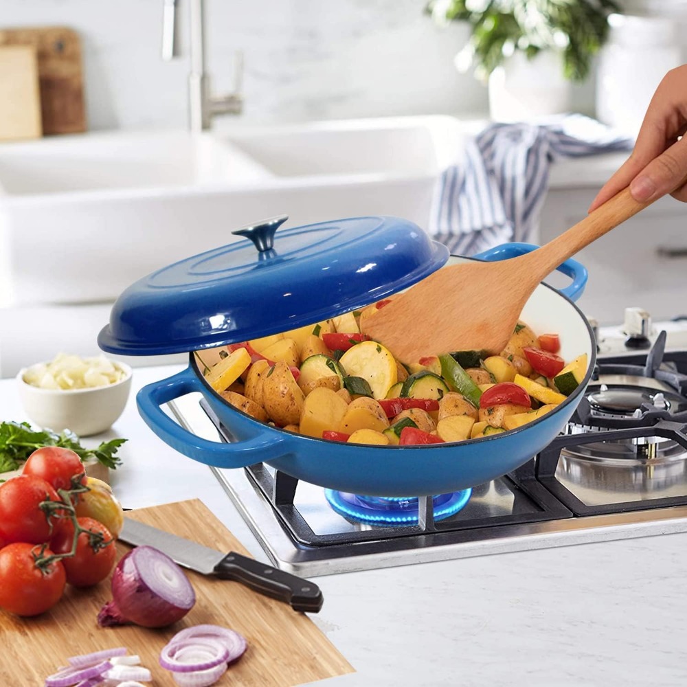 4.5L Dutch Oven Soup Pot Cast  - đánh giá và giá Cast Iron Corn