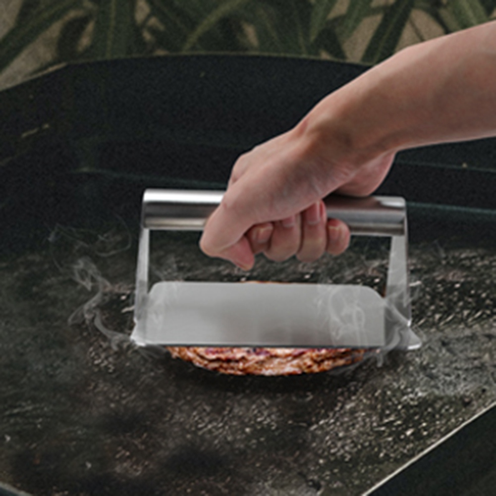 A04G-Square Meat Press Hamburg - đánh giá và giá Hot Dog Press