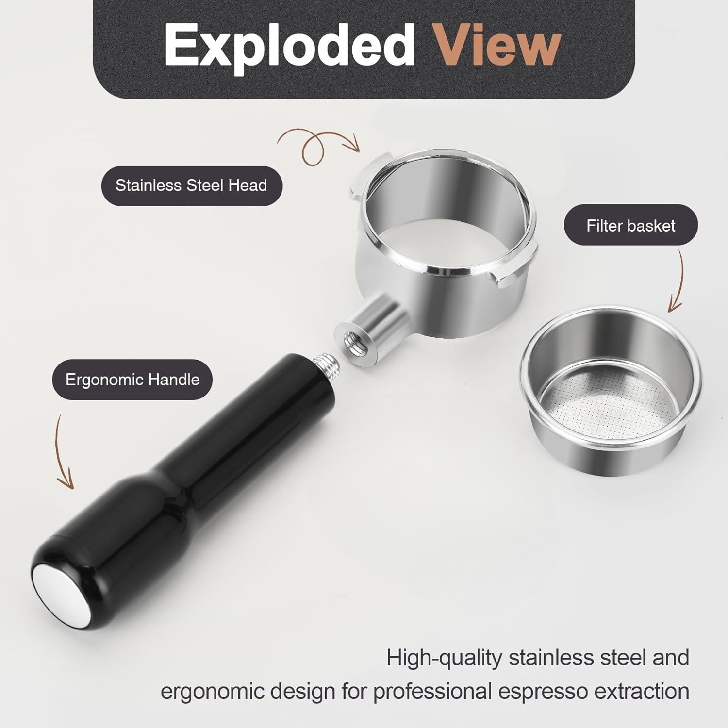 51mm Bottomless Portafilter 2  - đánh giá và giá Delonghi Espresso Ecp3420