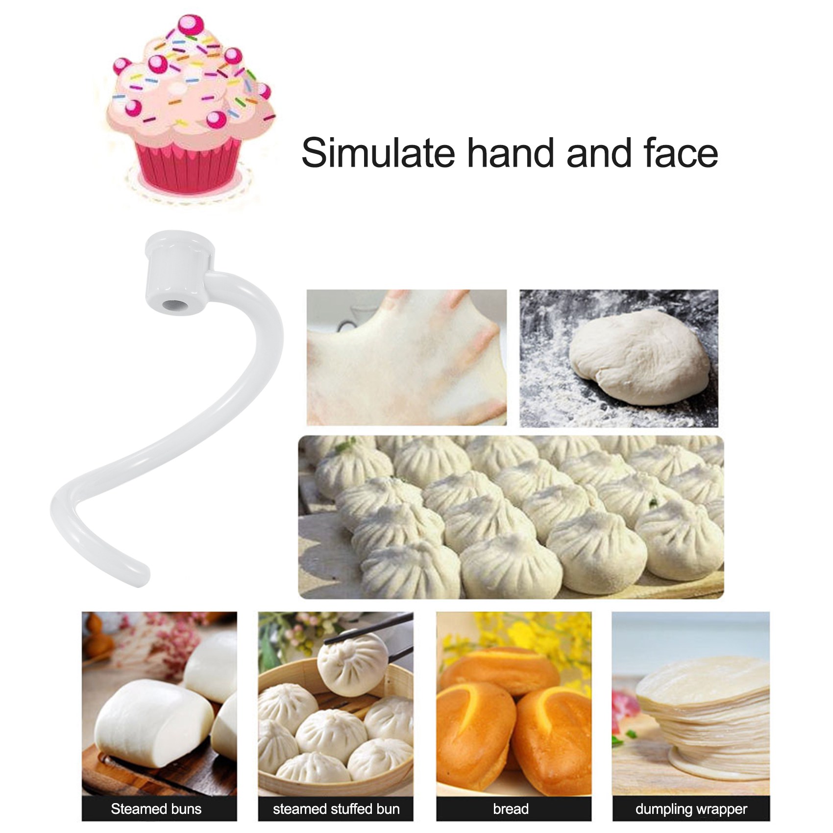 StirrerSpiral Dough Hook Repla - đánh giá và giá Kitchenaid Mixer Pro 600