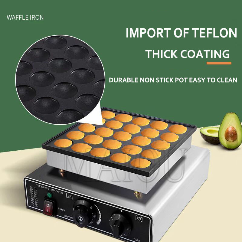 25 Holes Pancake Waffle Makers - đánh giá và giá Mini Pancake Griddle