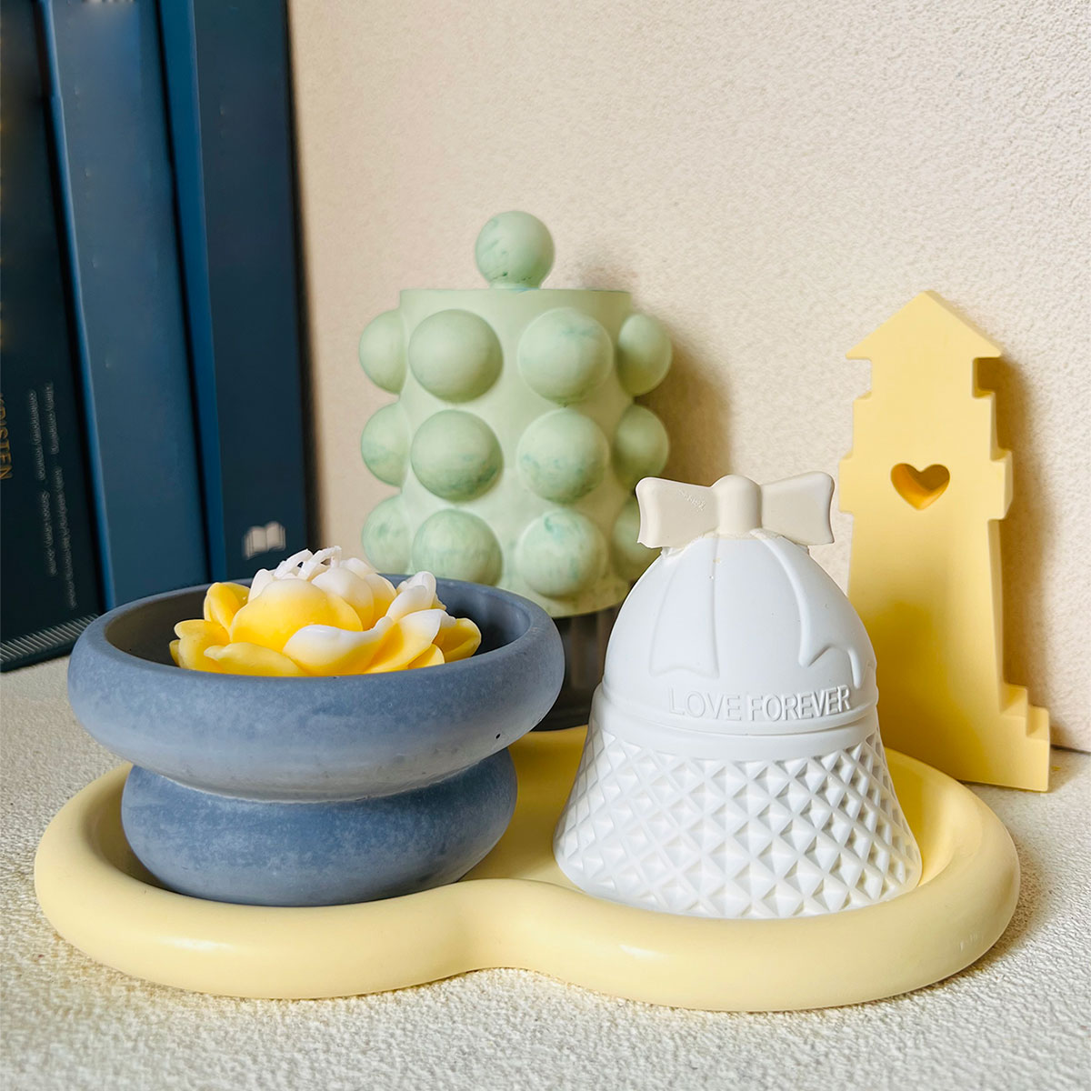 Bubble Jar Candle Vessel Concr - đánh giá và giá Donut Mold Silicone