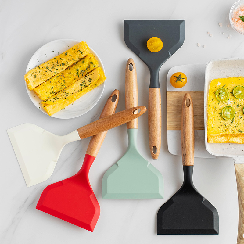 Food Grade Silicone Cooking Ut - đánh giá và giá Okonomiyaki Spatula