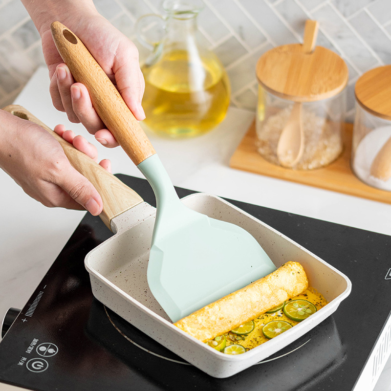 Food Grade Silicone Cooking Ut - đánh giá và giá Okonomiyaki Spatula