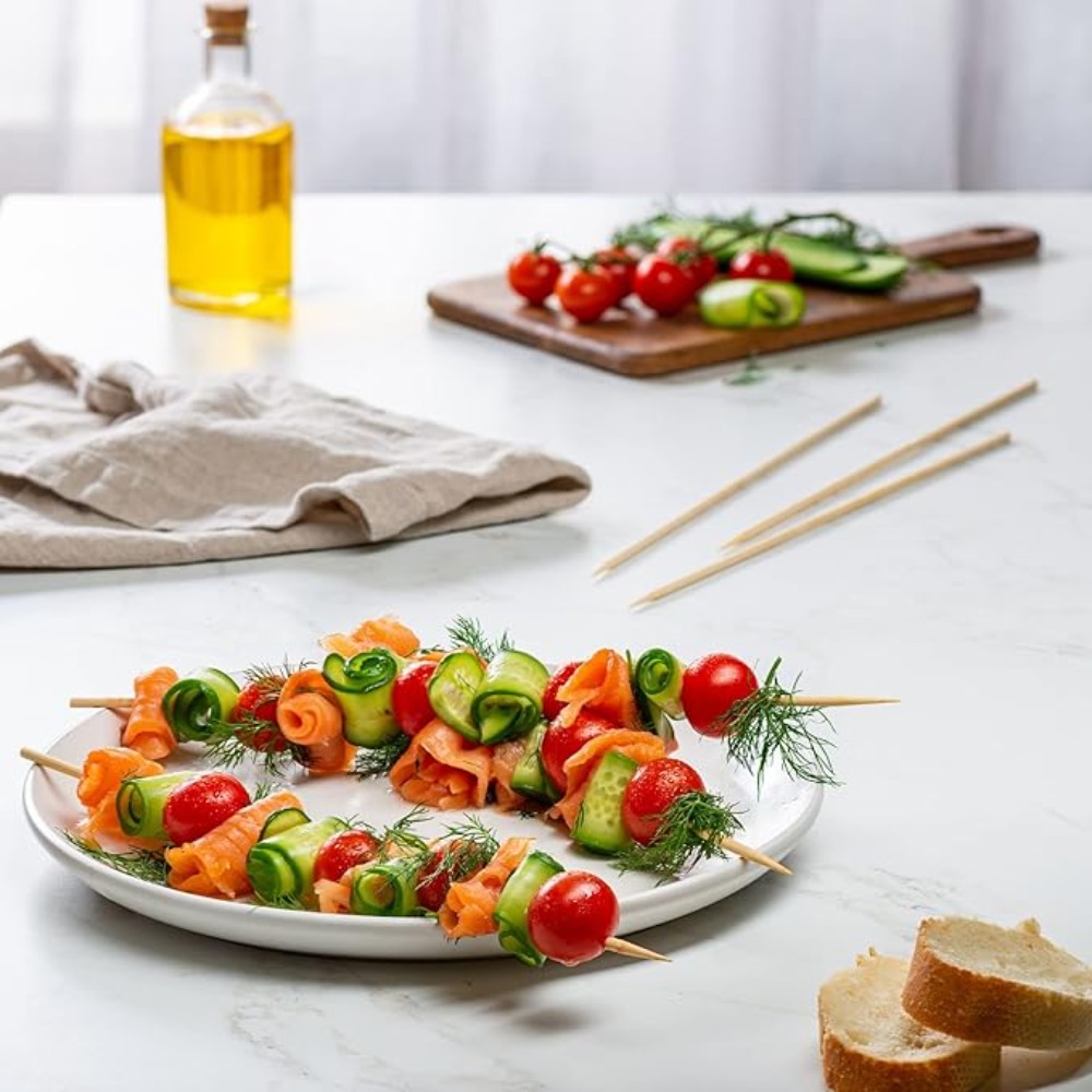 90-1350Pcs BBQ Bamboo Sticks D - đánh giá và giá Corn Dog Stick
