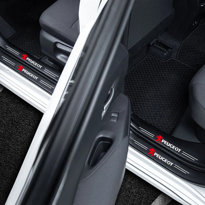 1/4/5Pcs Car Door Sill Scuff P - đánh giá và giá Crepe Pan Carbon