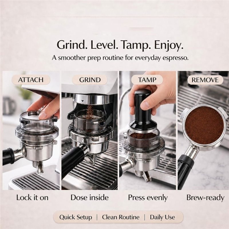 B51CNEW! Twist-Lock Portafilte - đánh giá và giá Breville Espresso Barista Touch
