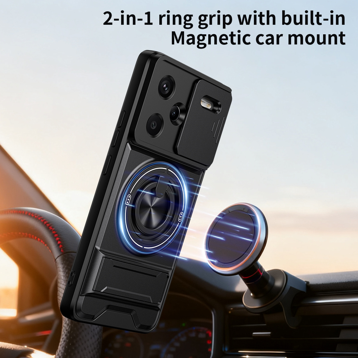 Lens Slide Camera Phone Case f - đánh giá và giá Taco Stand Holder