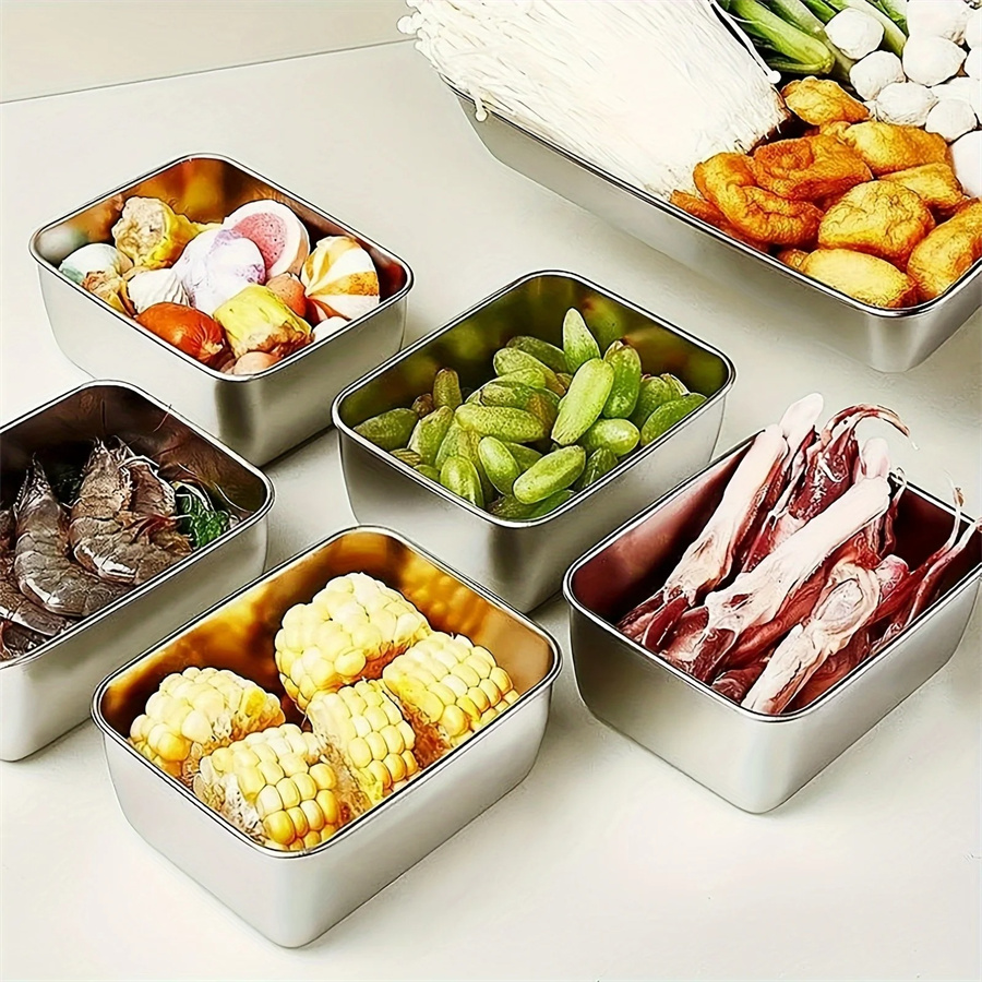 1/3/5pcs Stainless Steel Food  - đánh giá và giá Dim Sum Basket