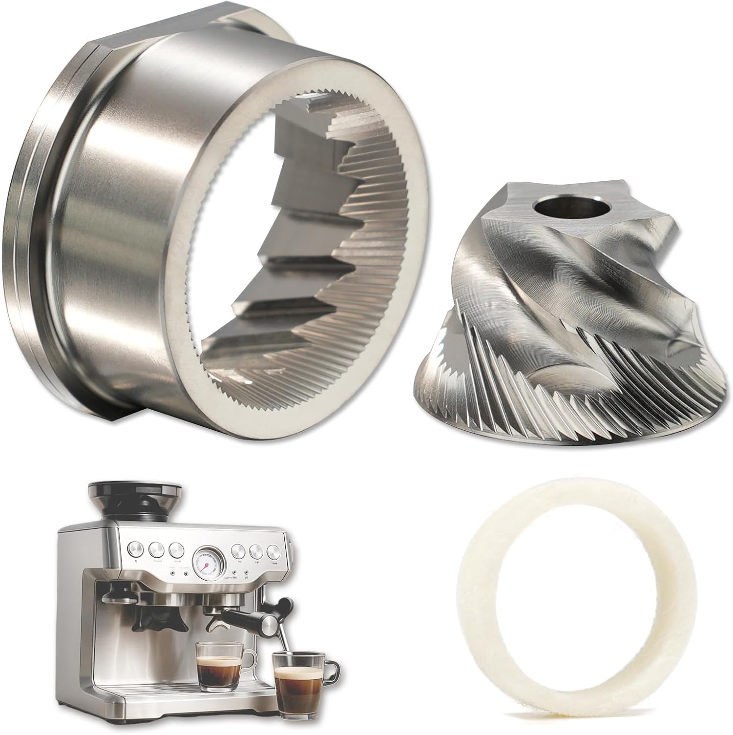 Conical Grinder Burr Set Repla - đánh giá và giá Breville Espresso Bes870