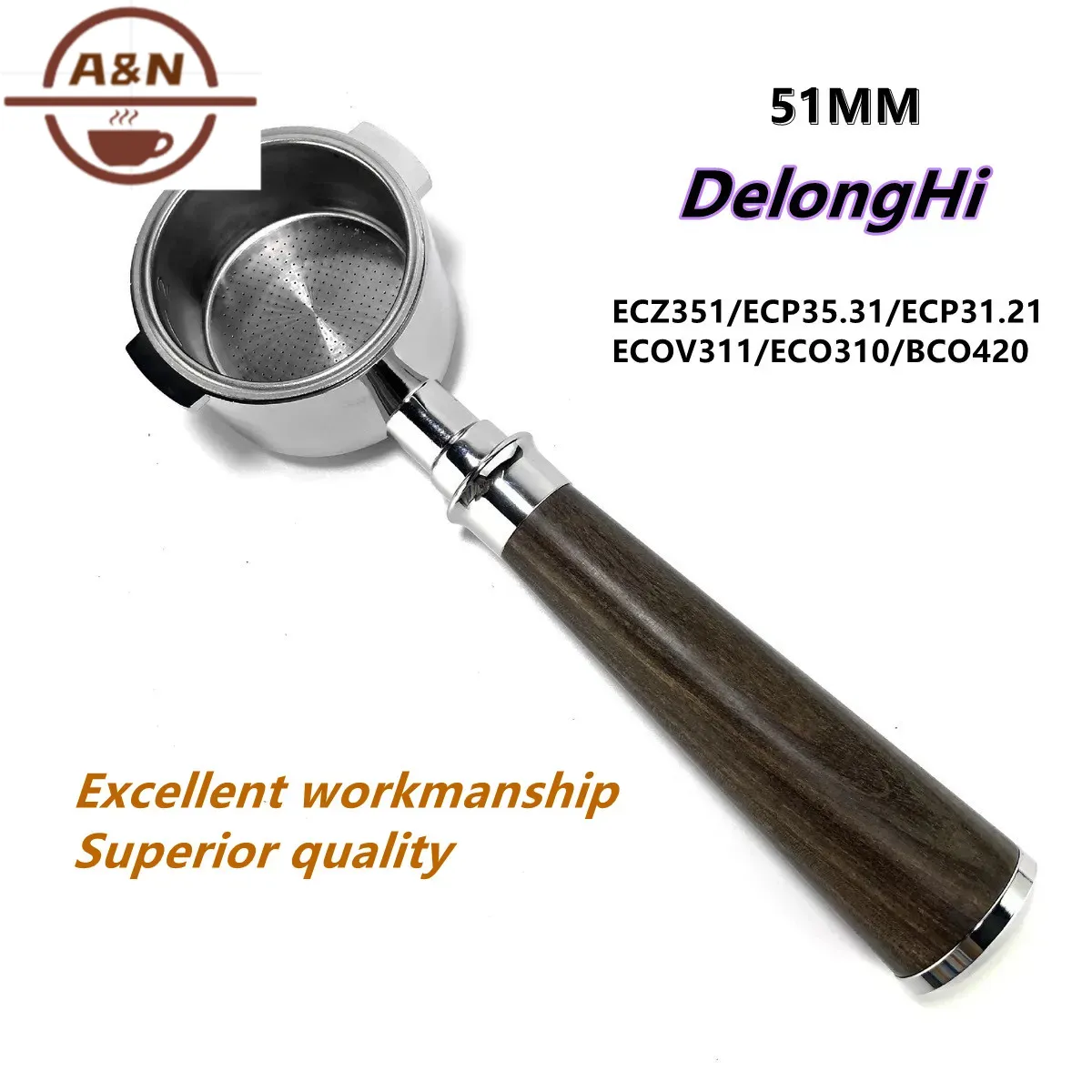 51mm 304 Stainless Steel Botto - đánh giá và giá Delonghi Espresso Ecp3420