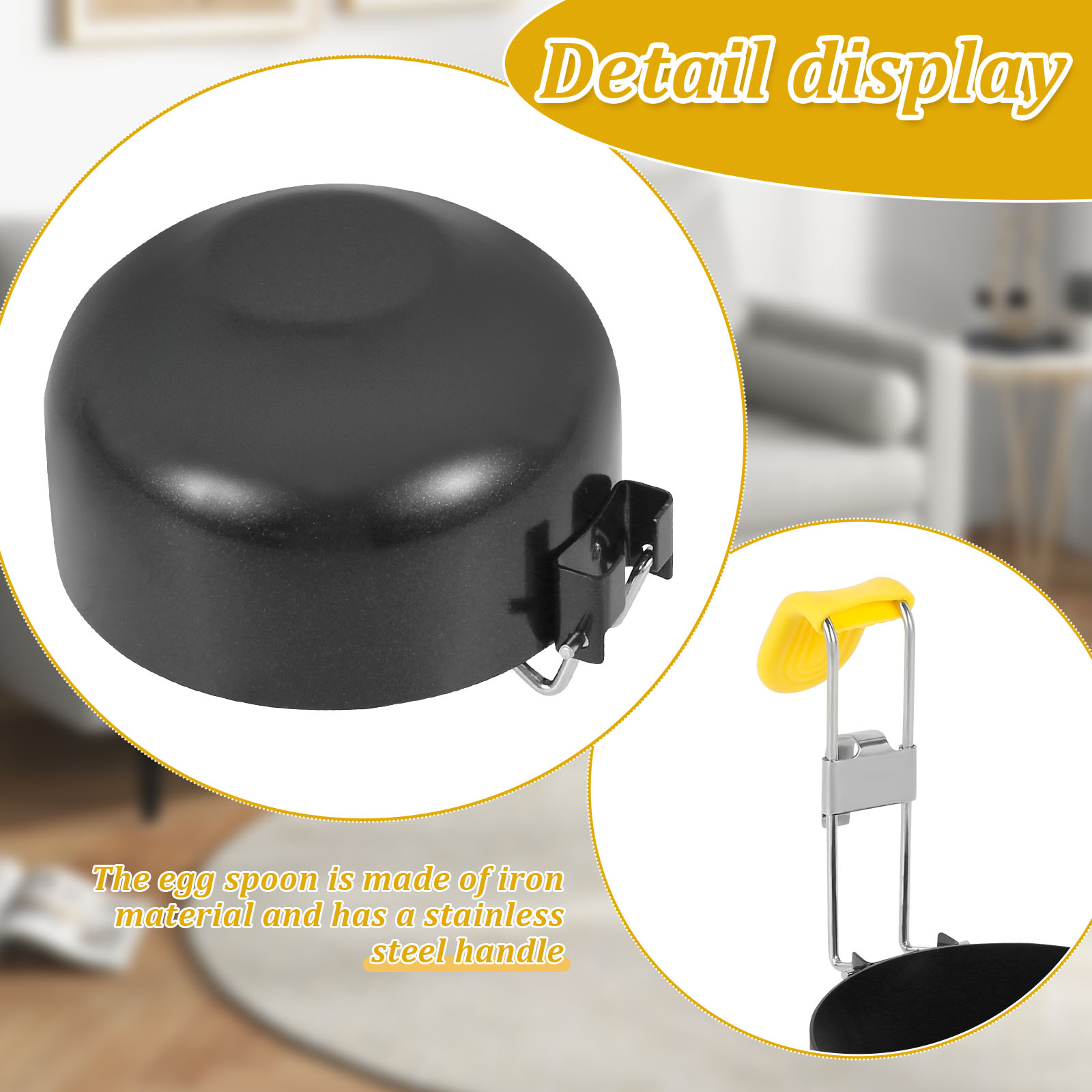 4 Pack Stainless Steel Egg Poa - đánh giá và giá Mini Pancake Griddle